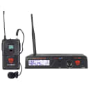 Nady U-1100 LT - 100 Channel UHF Wireless System with Omnidirectional Lavalier/Lapel Microphone Regular Band B