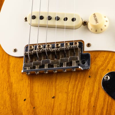 Fender Custom Shop 1957 Stratocaster Heavy Relic, Lark Guitars Custom Run -  2 Tone Sunburst (961) image 11