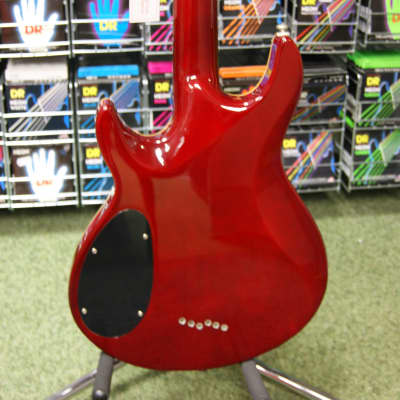 Shine electric guitar with quilted top in red - Made in Korea S/H image 4