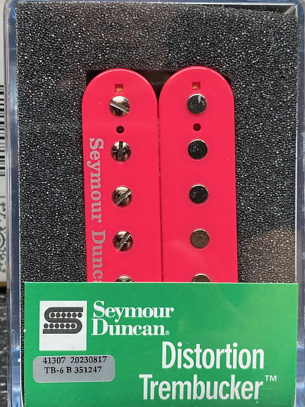 Seymour Duncan Distortion TB-6 Trembucker Bridge Pickup - Neon