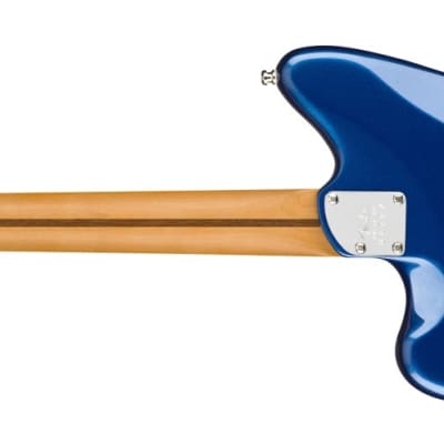 Fender American Ultra Jazzmaster Electric Guitar, Maple Fingerboard, Cobra Blue image 3