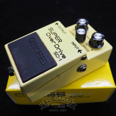 BOSS SD-1 SUPER Over Drive 1988年製 日本製 国産 Boss SD-1 Super Overdrive 1981 - 1988 Made In Japan | Reverb