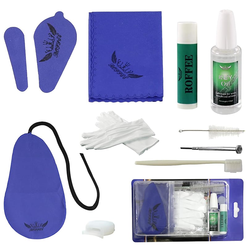 Flute Cleaner Care Cleaning Kit,Maintenance Kit,Key Oil,Cork