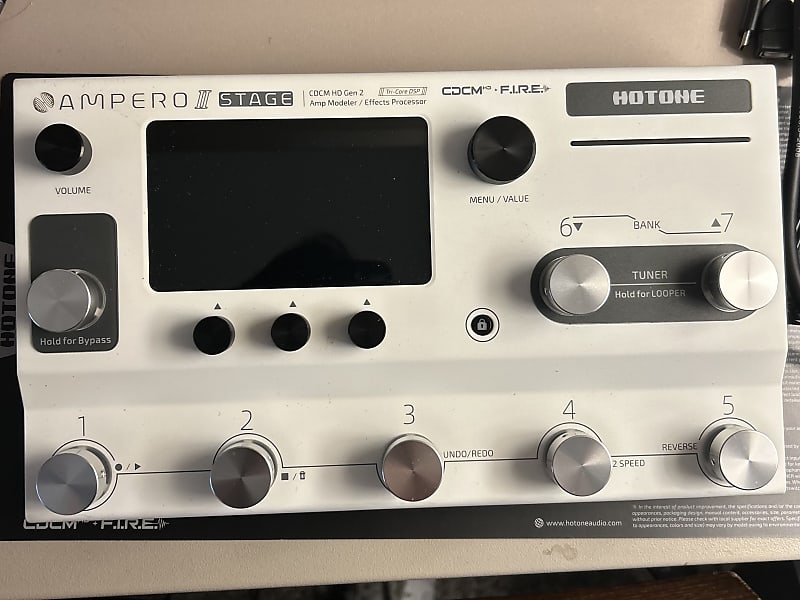 HOTONE AMPERO II STAGE 中古 Hotone Ampero II Guitar Multi-Effects Processor Pedal Bass