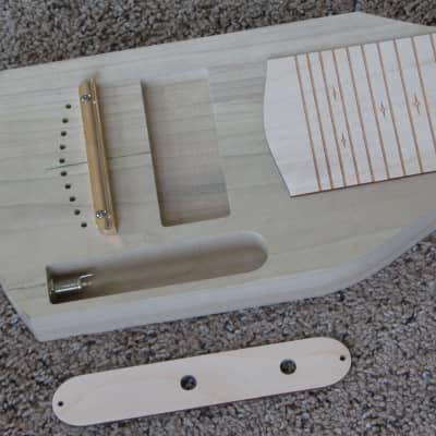 S10-23 scale Slide Steel Lap Guitar Kit usa DIY Builds StringThrough Brass Nut&Bridge GeorgeBoards™2 image 7