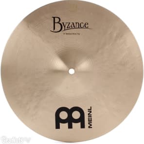 Meinl Cymbals Byzance Traditional Medium Hi-hat Cymbals - 14 inch image 2