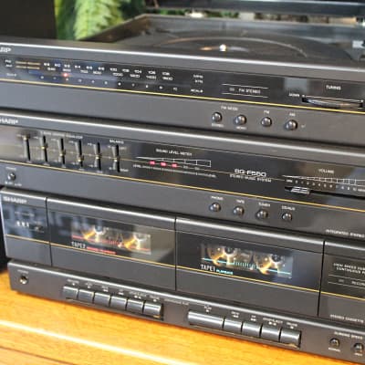 Vintage 1980s Sharp SG-F550 Home Stereo System + Bluetooth See VIDEO image 17