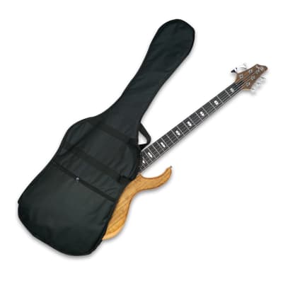 Left-handed 4 String Bass Guitar Millettia Laurentii+Okoume