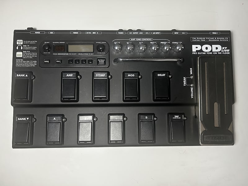 Line 6 POD xt Live Multi-Effect and Amp Modeler | Reverb