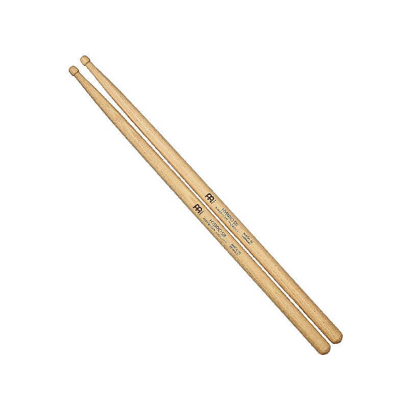 Meinl SB107 Hybrid 5B Wood Tip Drum Sticks image 1