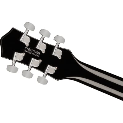 Gretsch G5222 Electromatic Double Jet BT Guitar w/ V-Stoptail, Laurel, Black image 6