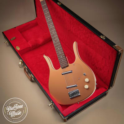 Jerry Jones Longhorn 6 String Bass Copper Finish & Hard Case for sale