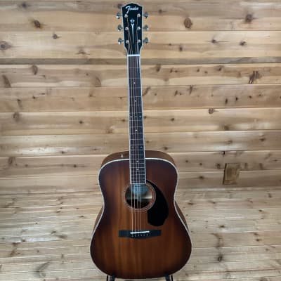 Fender PD-220E Dreadnought Acoustic Guitar - Aged Cognac Burst image 2