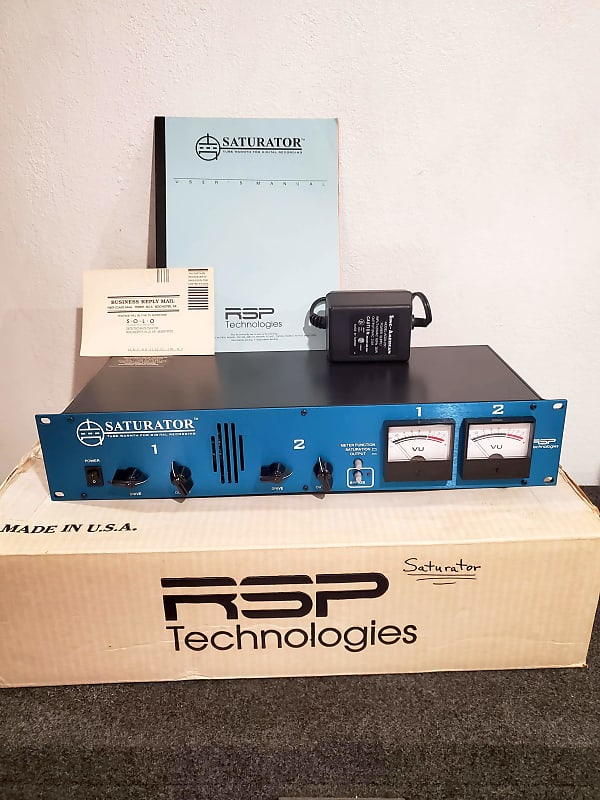 RSP Saturator tube warmth processor analog distortion recording warmer rack