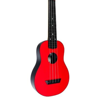 Flight TUS35 Red Travel Soprano Ukulele New - plastic and a laminate linden top - red image 10
