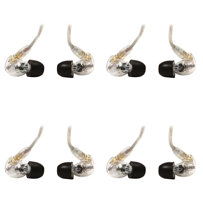 Shure SE215-CL Sound Isolating Earphones - 4-pack  Clear image 1