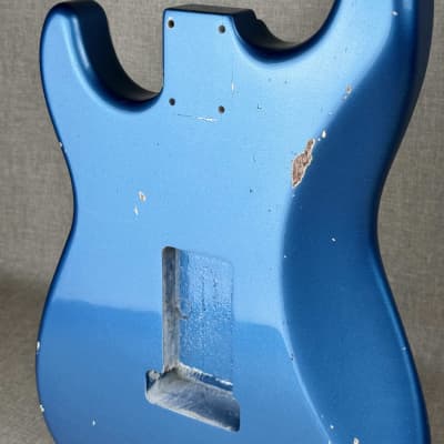 Lake Placid Blue Nitro Finish Guitar Body - Watch all the pics: It's 100% MADE IN ITALY image 4
