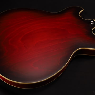 Ibanez AS53SRF AS Artcore Semi-hollow Electric Guitar - Sunburst Red Flat 382 image 7