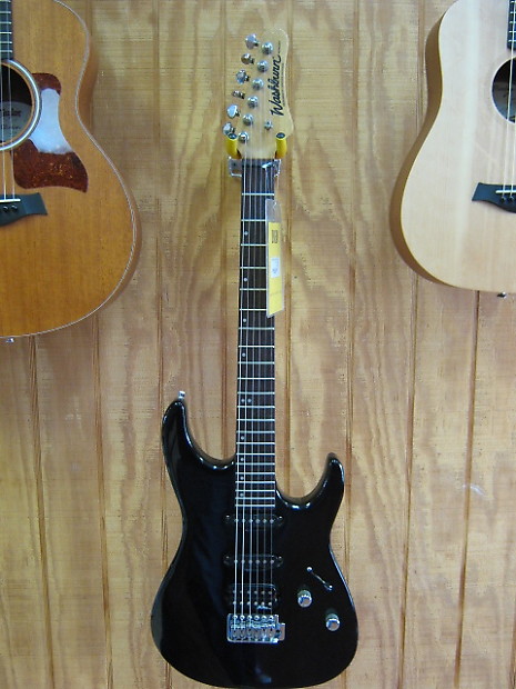 Washburn Mercury Black Electric Guitar | Reverb
