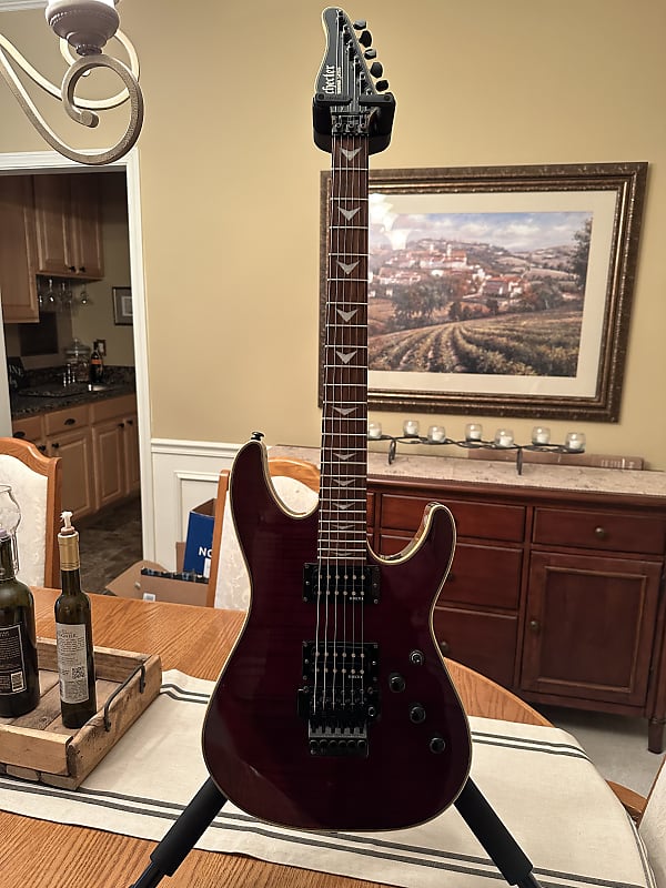 Schecter Sunset Extreme FR - Black Cherry Gloss | Reverb