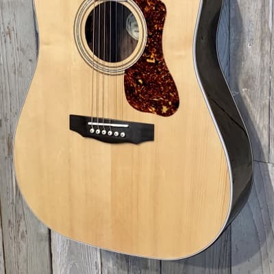 Guild Westerly Collection D-260CE Deluxe Sitka Spruce / Ebony Dreadnought Cutaway, Support Small Biz image 5
