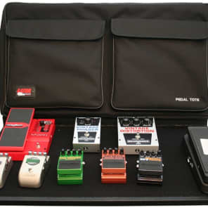 Gator Pro Size Pedalboard - 30"x16" Wood Pedalboard with Power Supply image 3