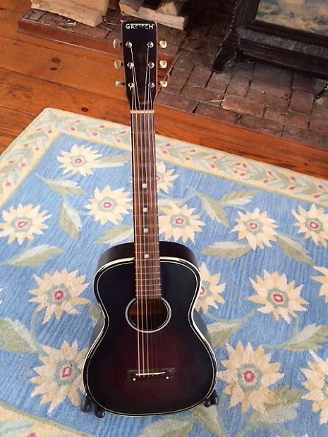 Aged Gretch G9500 Jim Dandy Parlor Guitar | Reverb