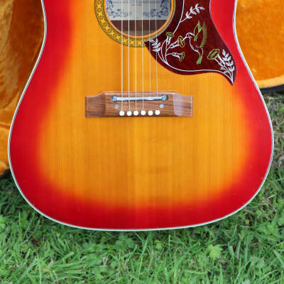VINTAGE! Japan Made 1970's Gibson Hummingbird Replica Made in
