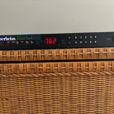 Oberheim Matrix 1000 Rackmount 6-Voice Synthesizer 1987 - Black