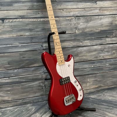 G&L Tribute Series Fall Out 4 String Electric Bass- Candy Apple Red image 4