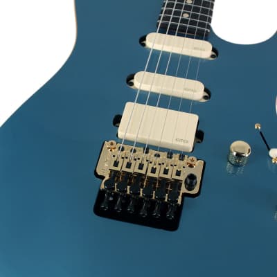 Suhr Limited Edition Standard Legacy Guitar, Pelham Blue, Floyd Rose image 3