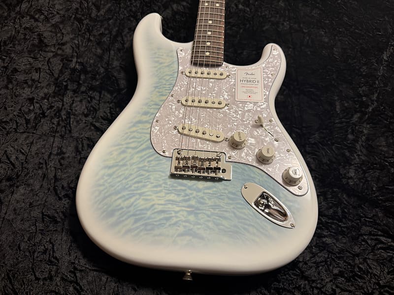 2024 Hybrid II Stratocaster®Larimar Fender Larimar 2024 Collection, Made in Japan Hybrid II