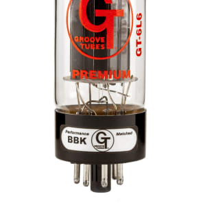Groove Tubes GT-6L6-R Gold Series Matched Power Tubes (4)