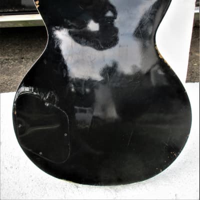 Sekova LP Style Guitar,  Early 70's, Made In Korea,  Black Finish,  Sounds Great, "Player" image 11