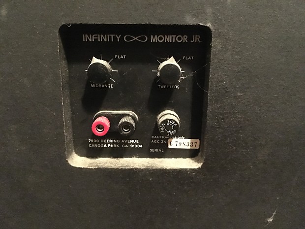 Infinity monitor jr deals