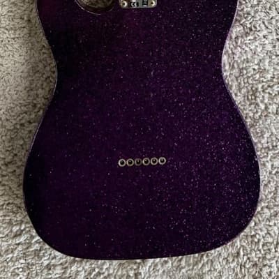 Fender Custom Shop 1960 Telecaster Journeyman Relic Elec Guitar - Purple Sparkle image 2