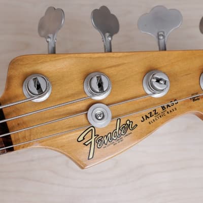 Fender Classic Series '60s Jazz Bass MIM 2004 Olympic White w/ Bag image 4