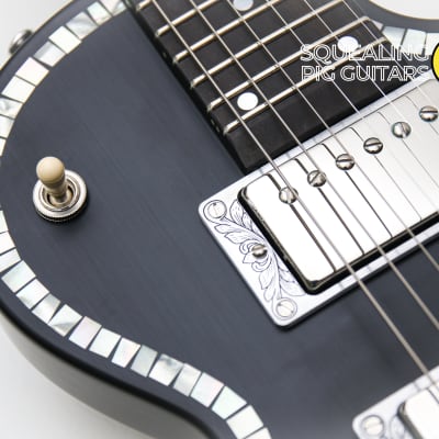 ZEMAITIS UK Custom Shop Superior Series CSSU-101 "Black Diamond + Ebony" (2015) image 8