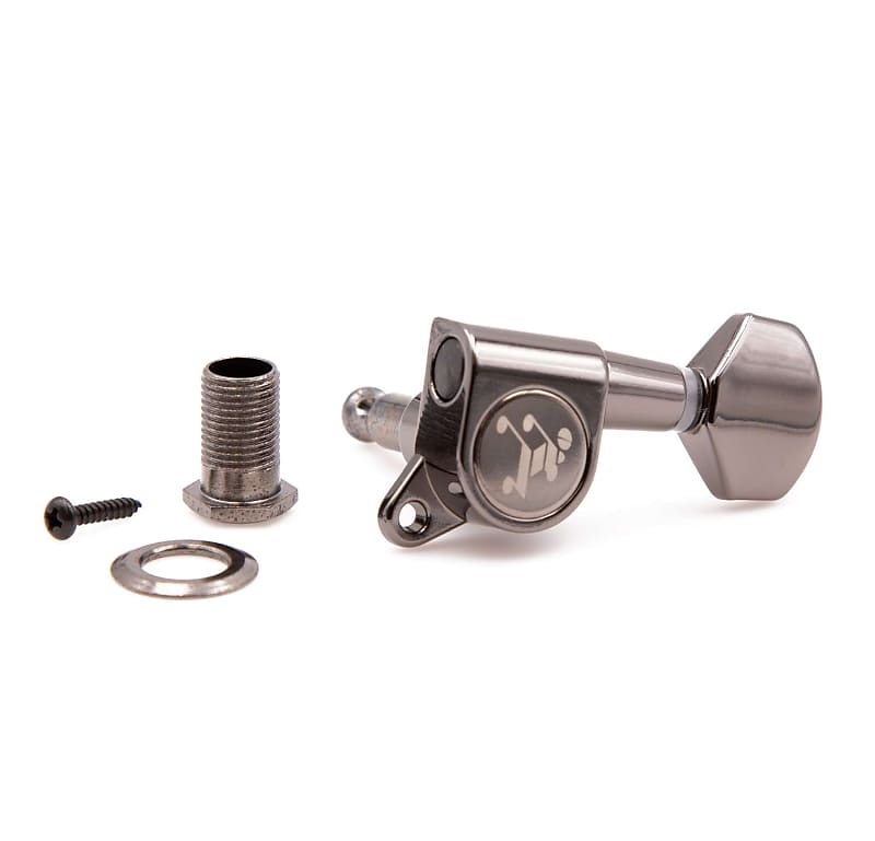 Tone Ninja Tuners 7 String 4x3 Set, Black Nickel | Reverb Canada