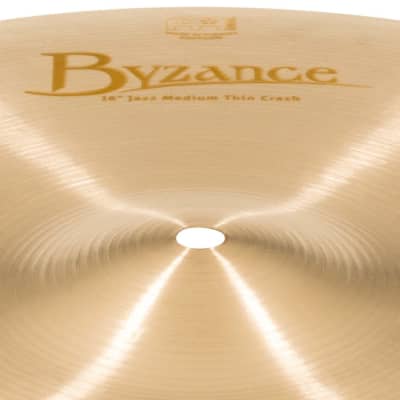 Meinl Byzance Jazz Medium Thin Crash Cymbal 16 image 6