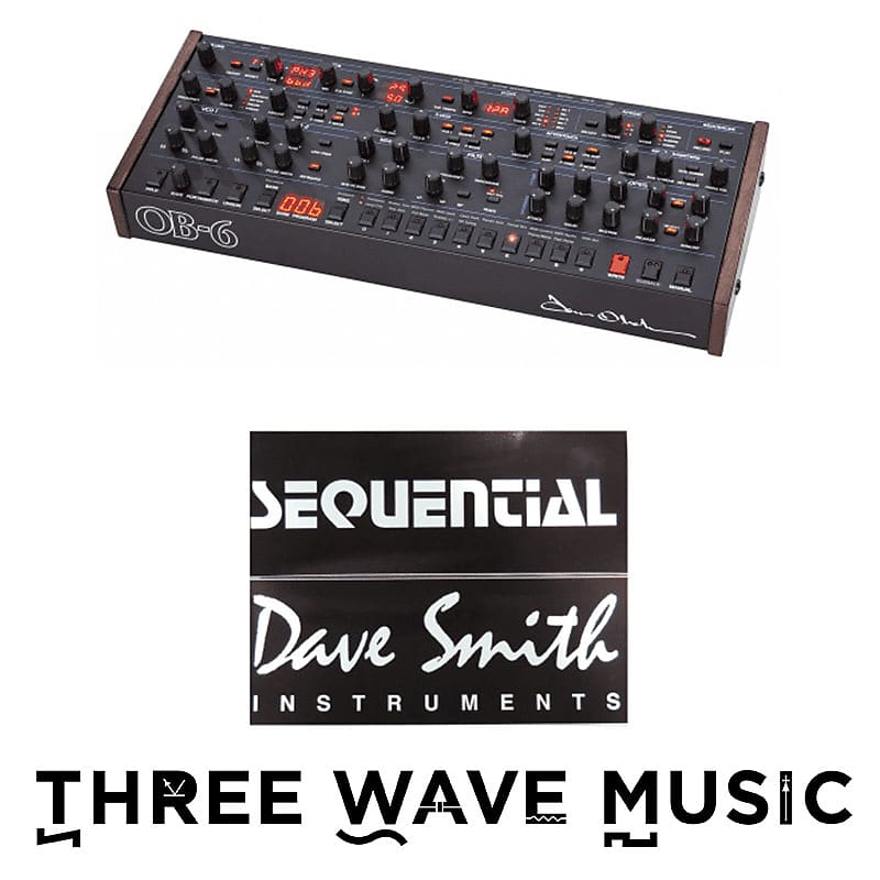 Dave Smith Sequential OB-6 Desktop Module - 6Voice Polyphonic Analog Synthesizer [Three Wave Music] image 1