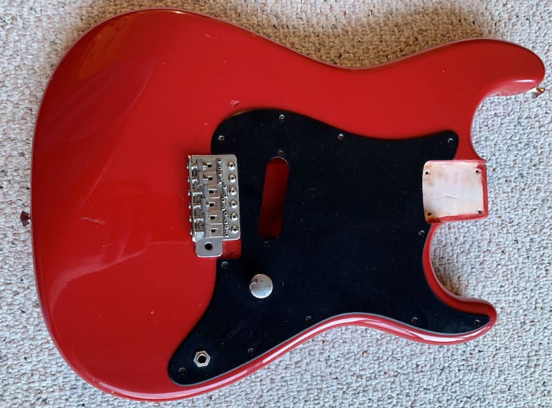 Fender Squier Loaded Body ST-331 Strat 1985 A-Serial MIJ - Fuji-gen, Made  in Japan Torino Red