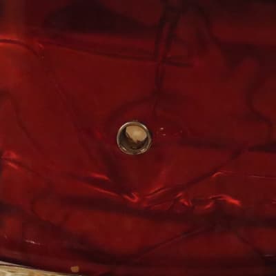 Drum Craft 5.5x14" Snare Drum Red Pearl Vintage 1970's MIJ image 2