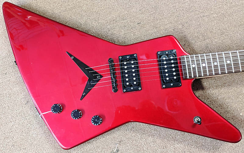 2007 Dean Z-X Electric Guitar, Basswood, Red, Classic Design