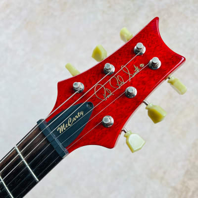 PRS McCarty Korina Soapbar Brazilian Rosewood 2007 - Vintage Cherry image 9