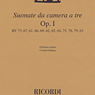 Suonate Da Camera a Tre Op. 1 - RV 71, 67, 61, 66, 69, 62, 65, 64, 75, 78, 79, 63
2 Violins and Basso Continuo