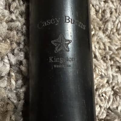 Casey Burns Folk Flute - Small Handed Ergonomic Blackwood Irish Flute image 3