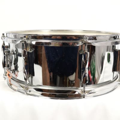 Vintage Premier England 14" x 5" Steel Snare Drum Chrome 8-Lug image 4