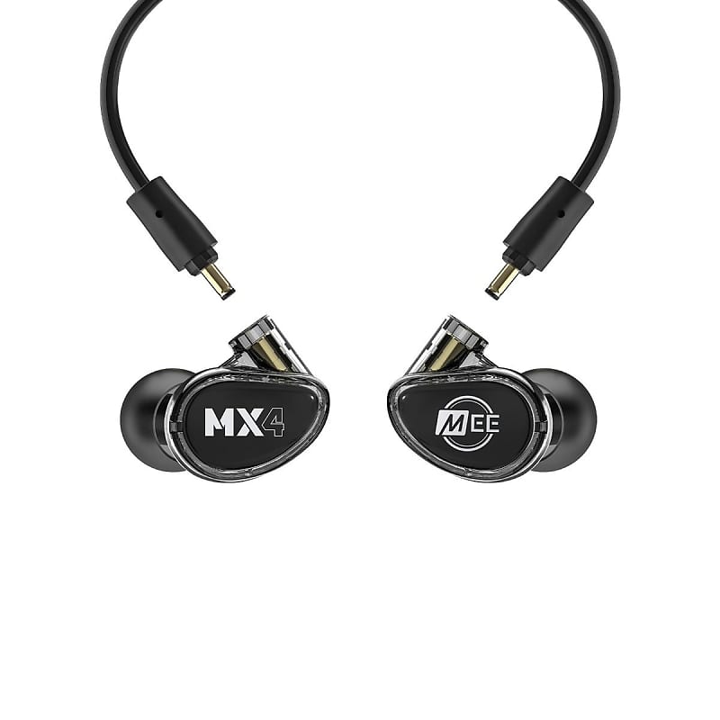 MEE audio MX4 PRO Hybrid Quad-Driver Modular In-Ear Monitors, Smoke image 1