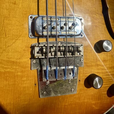 1966 Harmony H-27 Bass Guitar USA W/VIDEO image 6